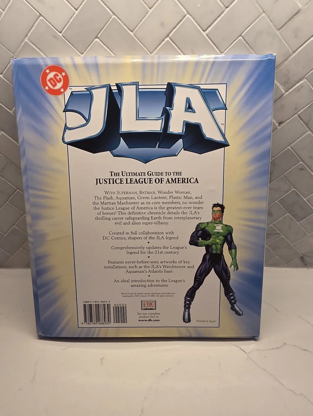 JLA Justice League of America Hardcover Guide - White/Blue/Red